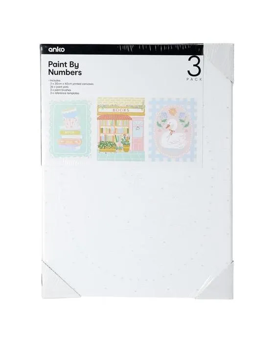3 Pack Peinture par nombre - Bloomcore