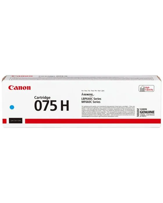 Canon 075HC Cartouche de toner de haute capacité Cyan