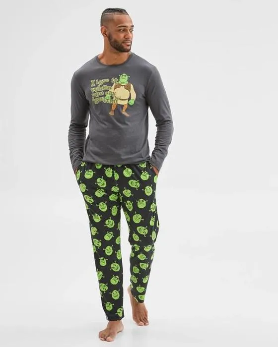 Cible homme Shrek Knit Pyjama Set