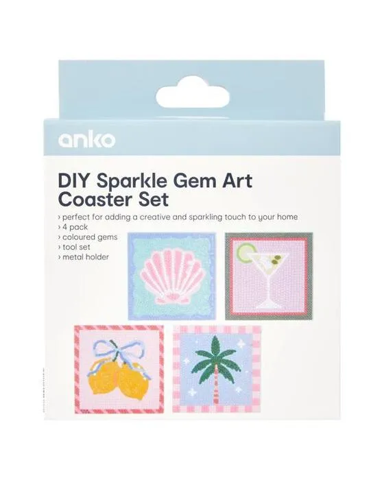 Bricolage de sous-verre d'art de la Gemme - Tropical