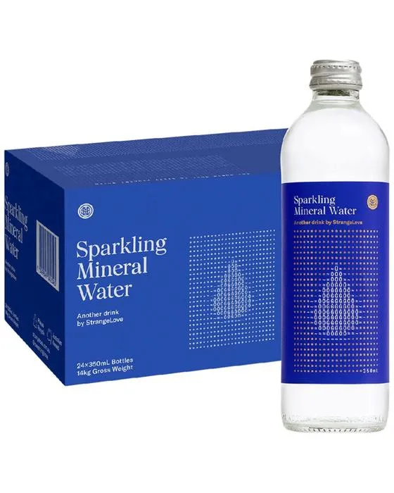 StrangeLove Eau pétillante 350mL 24 Pack
