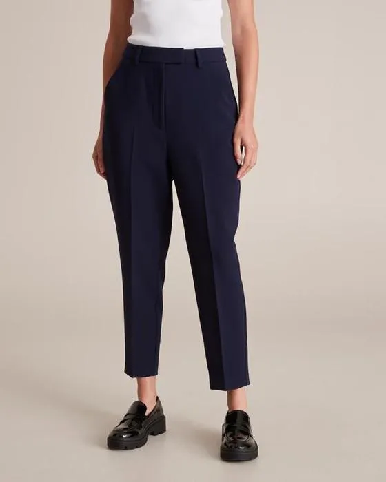Aperçu Pantalons à cheville à ruban haute taille mince