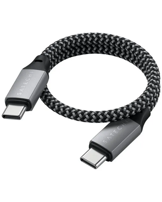 Satechi USB-C 100W Câble 25cm Space Grey