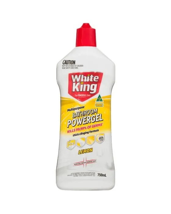 White King Gel salle de bain 750mL Citron