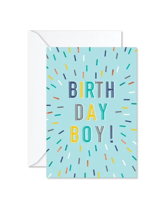 Carte d'anniversaire de Hallmark - Garçon d'anniversaire!
