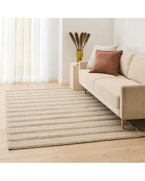 Rug en laine Ivy - Naturel, Grand - 235cm x 160cm