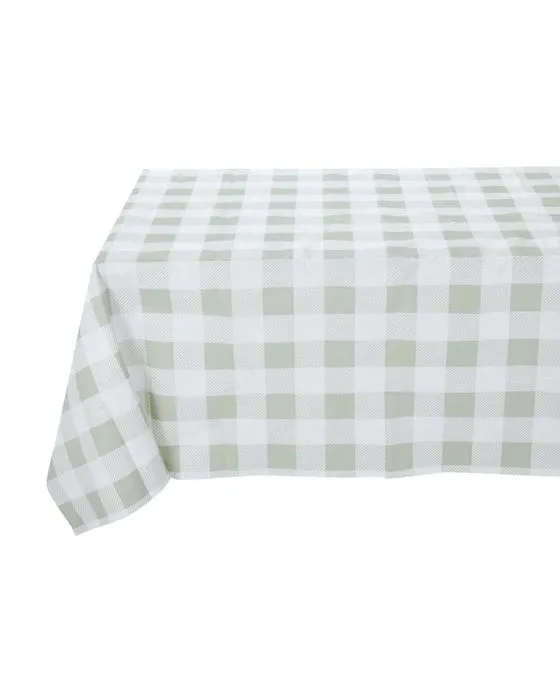 Couverture de table réutilisable en impression Gingham