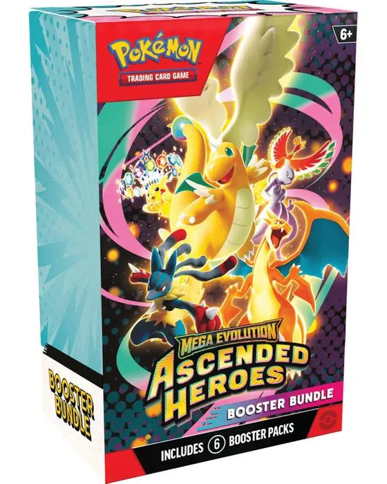 Pokemon Trading Card Game: Mega Evolution Ascended Heroes Booster Bundle
