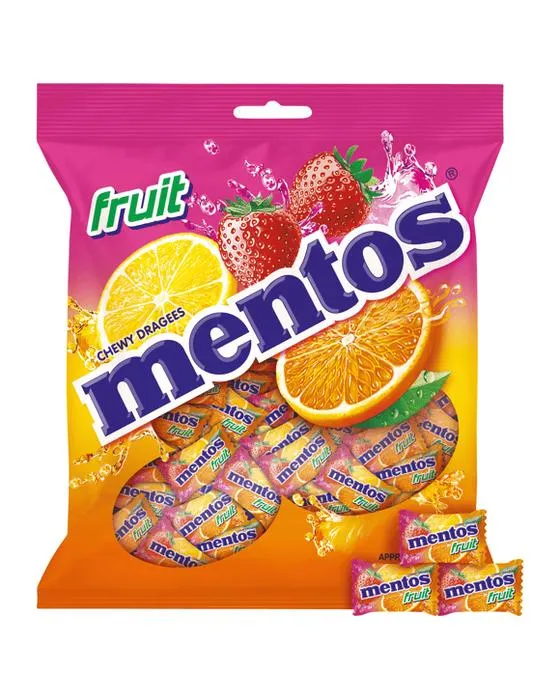 Sac à fruits pour mentos 405g