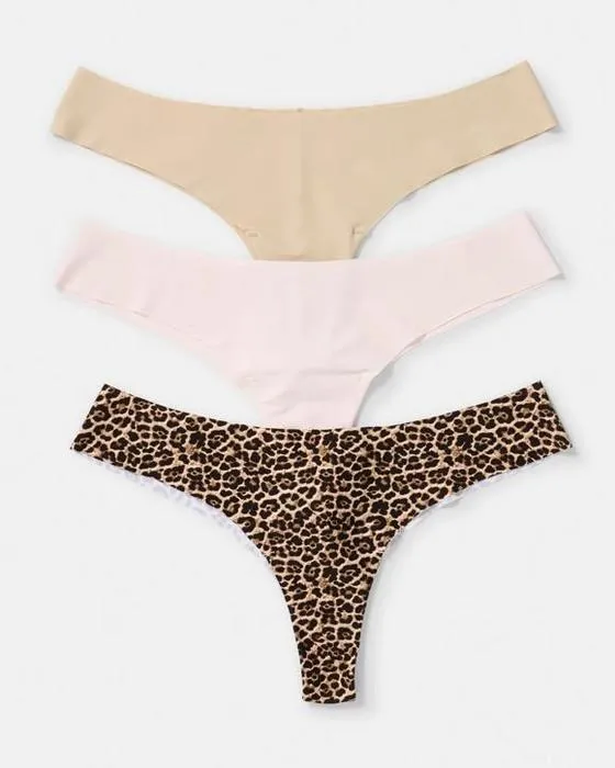 3 Boîtes de 3 slips sans fiche G-String