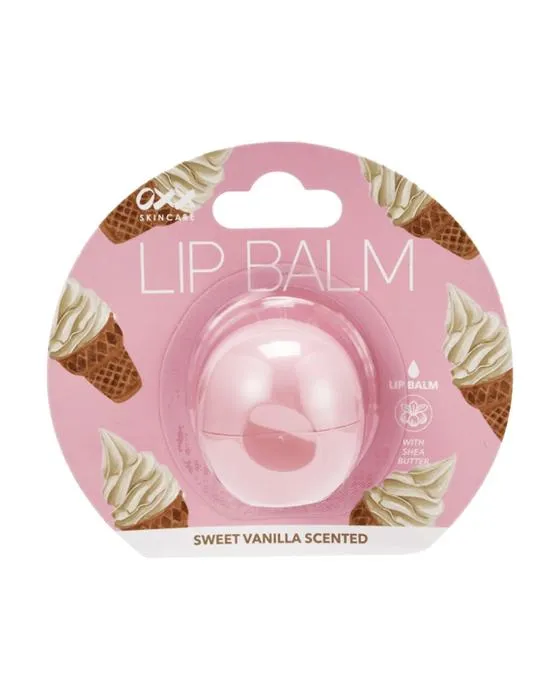 Baume à lèvres OXX pour soins de la peau - parfumé à la vanille et beurre de karité