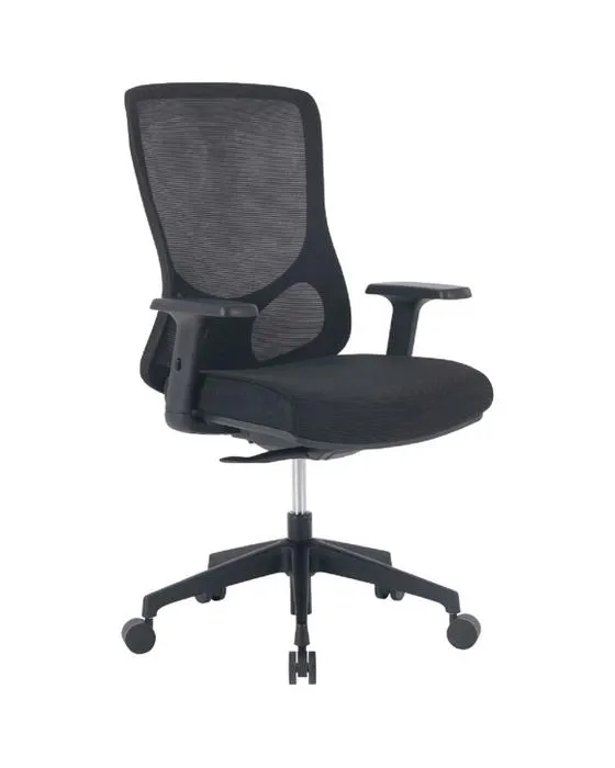 J.Burrows Halifax Chaise ergonomique Chaises ergonomiques noires et chaises de bureau