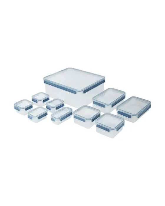 10 conteneurs à pinces rectangle