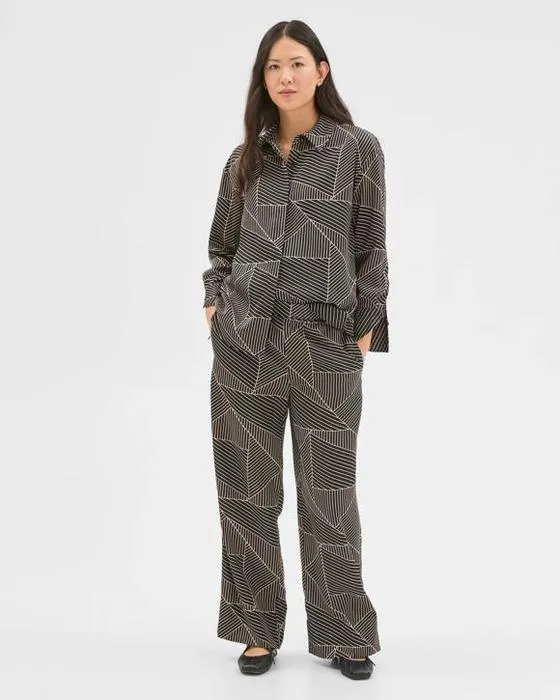 Aperçu Pantalons à jambes larges avant plats