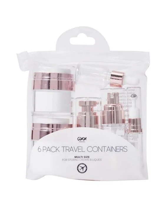 OXX Travel 6 Packs de Conteneurs de Voyage