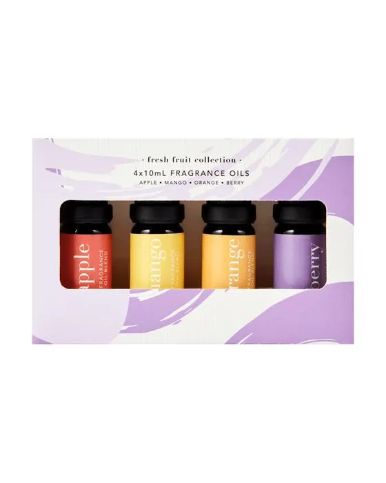 4 Packs Huile de parfum de collection de fruits frais
