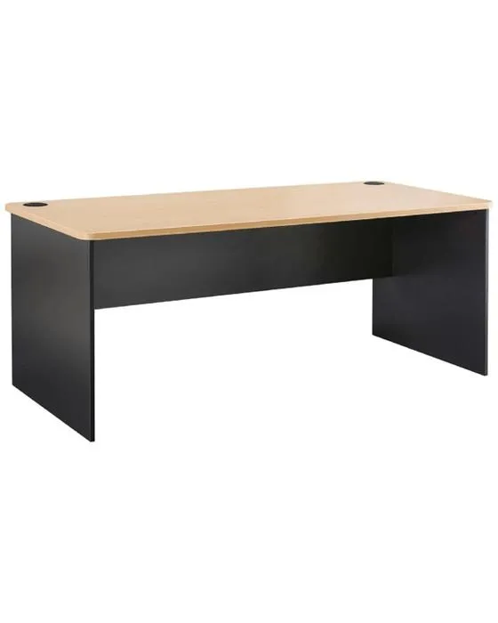 Toro Bureau droit 1800mm Bureaux, tables et postes de travail Maple/Grey