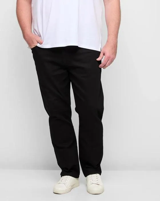 Cible Homme Plus Taille Droit Jeans Denim Stretch
