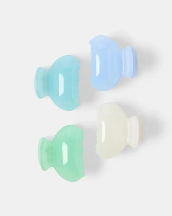 4 Pack Pâtel Jelly Claw Cloches de cheveux