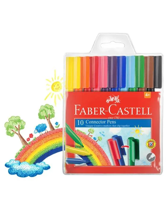 Stylos de connecteur Faber-Castell - Paquet de 10