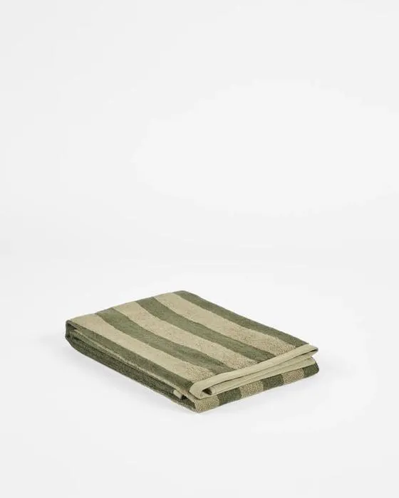 Cible Australien mélange de coton Logan bande serviette de bain - vert