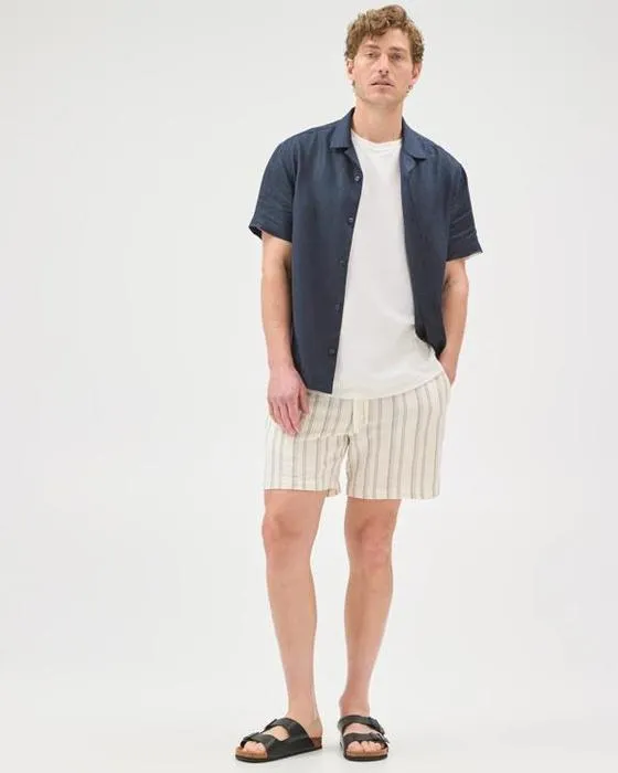 Cible Homme Australien Short en coton rayé