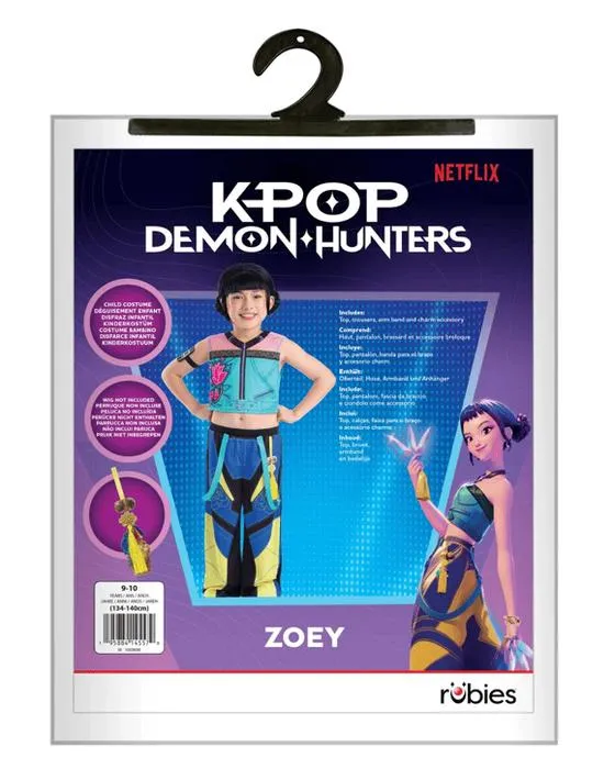 KPop Demon Hunters Zoey Costume pour enfants - 9-10 ans