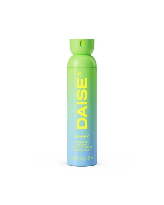 DAISE Spray et Déodorant pour tout le corps 120ml - Parfum de raisin et d'ambre