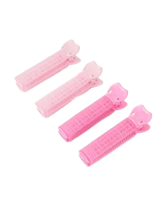 OXX Haircare 4 pièces Pink Volume Roller Clips
