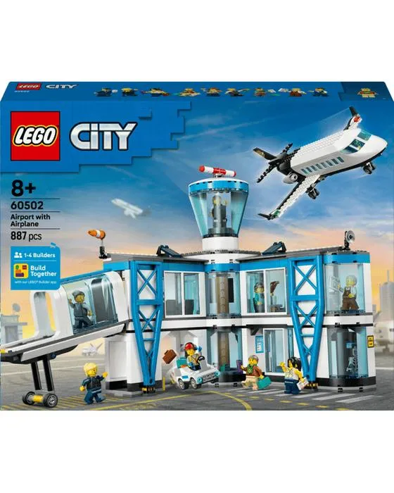 Aéroport de LEGO City avec avion 60502