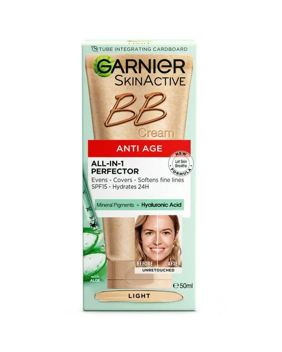 Garnier SkinActive Perfecting Care All-In-One BB Crème Anti Age - Lumière