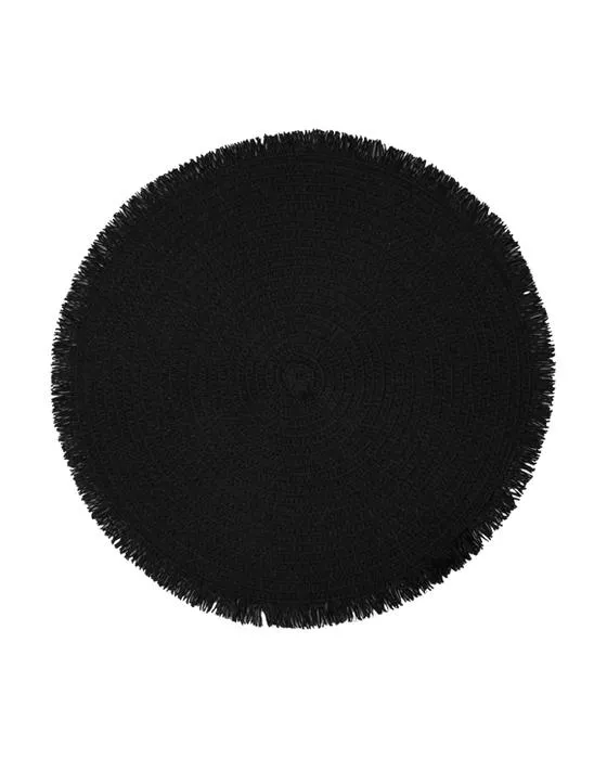 Tablette ronde noire