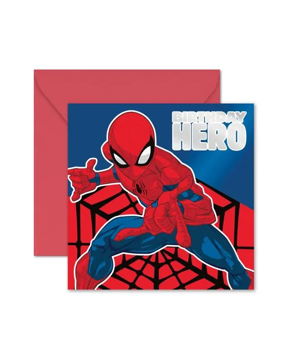 Carte d'anniversaire de Hallmark pour les enfants - Spider-Man