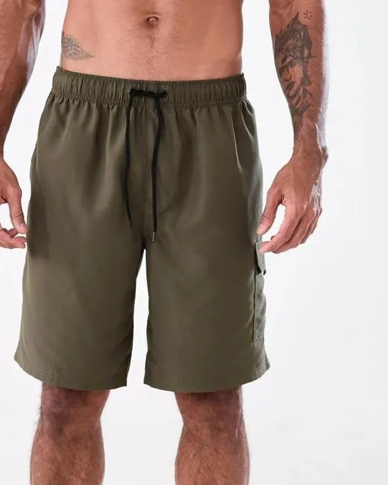 Shorts de planche à cargaison régulière élastique