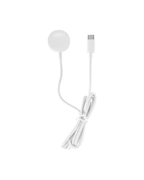 Chargeur de montre magnétique de type C - Blanc