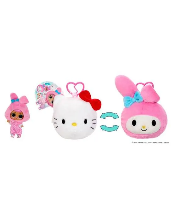 L.O.L. Surprise! L.O.L. Surprise aime Hello Kitty Reversible Plush - Assortiment - Multi