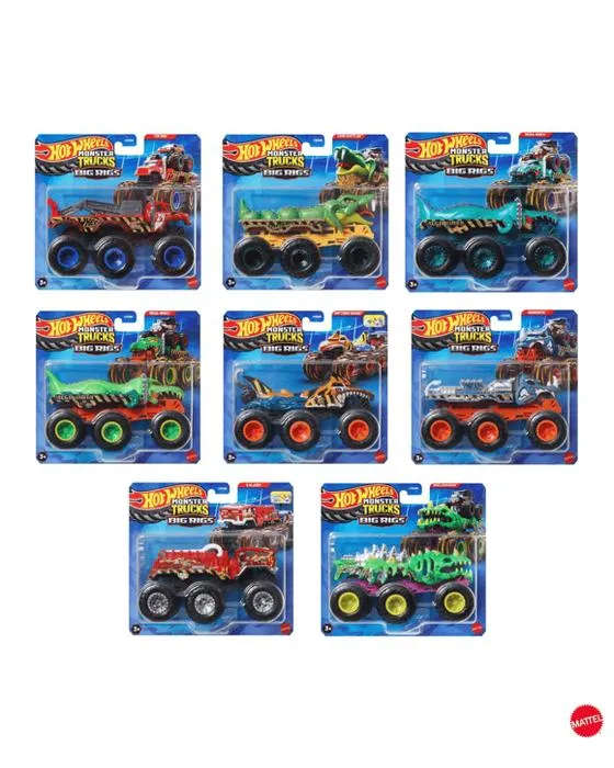 Roues chaudes Monster Trucks Big Rigs - Assortiment* - Multi