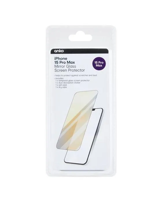 iPhone 15 Pro Max miroir miroir écran Protecteur