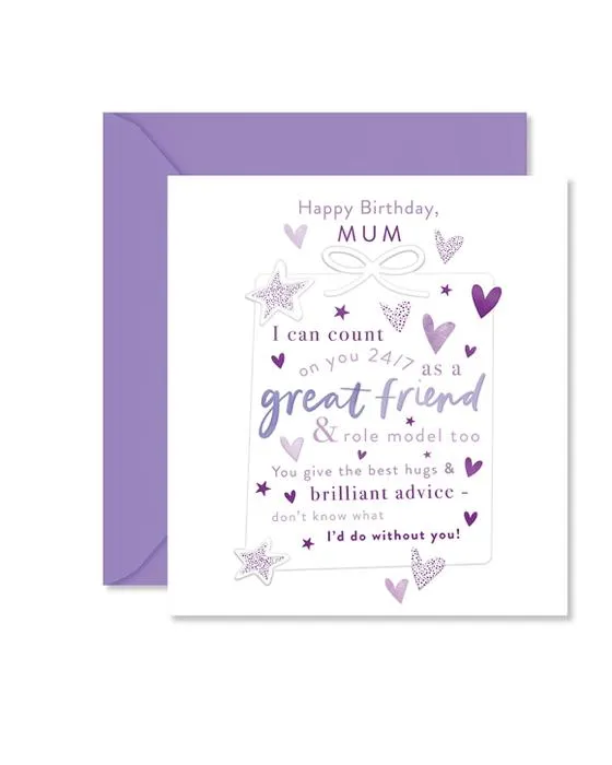 Carte d'anniversaire de Hallmark pour maman - Mots traditionnels