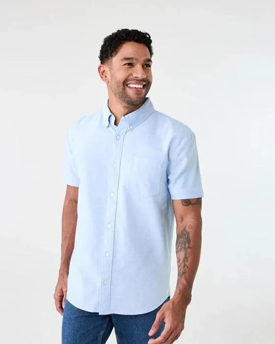 Chemise courte Oxford