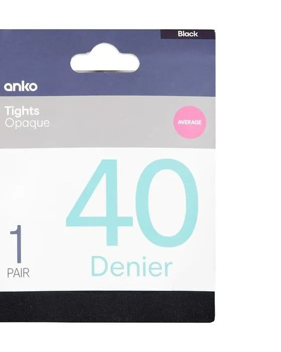 40 Serres opaques Denier