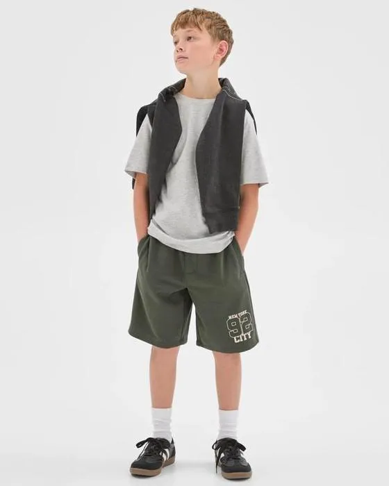 Cible Enfants Australien mélange de coton sweat short en polaire