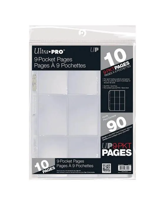 Pokemon TCG: Pages Ultra Pro 9-Pocket