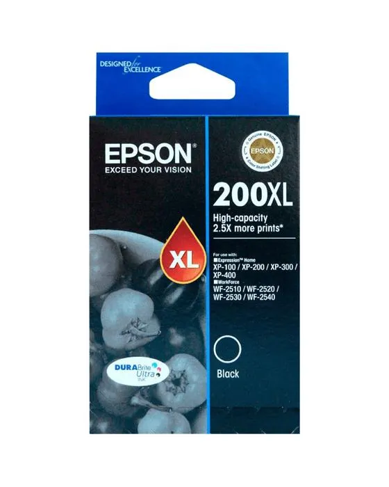 Cartouche d'encre Epson 200 XL de haute capacité noir