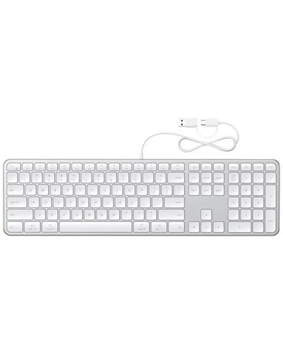Clavier USB-C filaire Satechi LX3 Argent