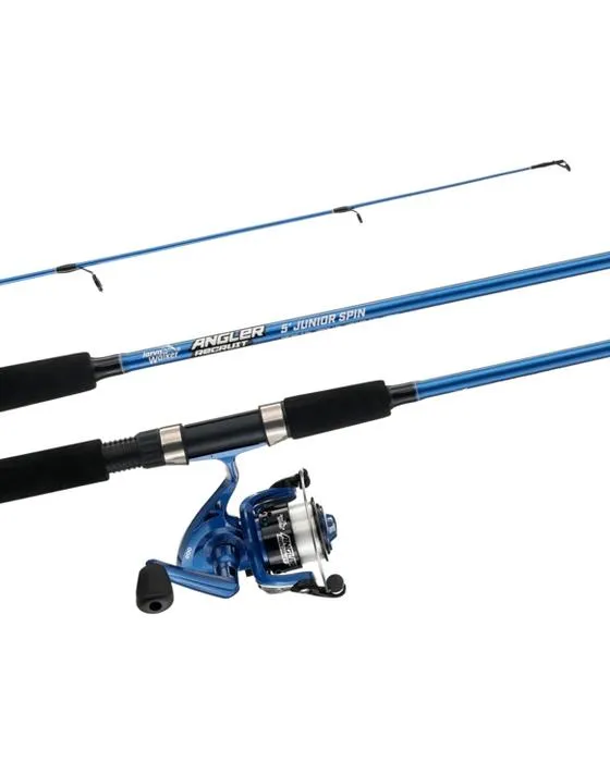 Jarvis Walker Junior Angler Recruter Junior Spin combo - 5ft., Bleu