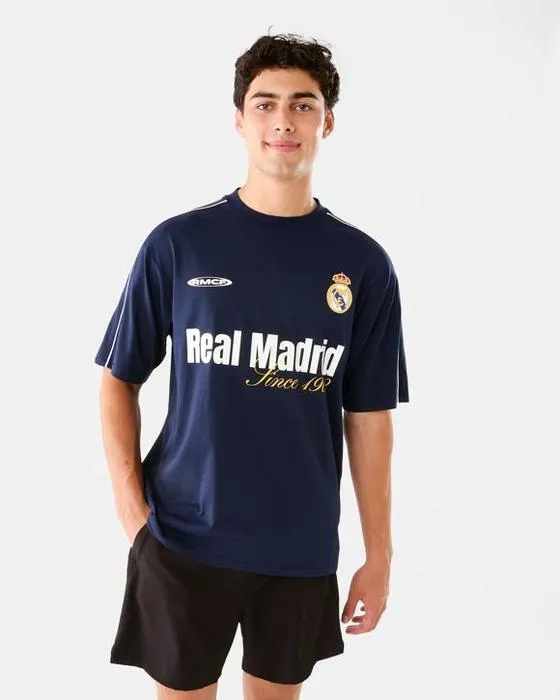 T-shirt pour adultes surdimensionnés Real Madrid