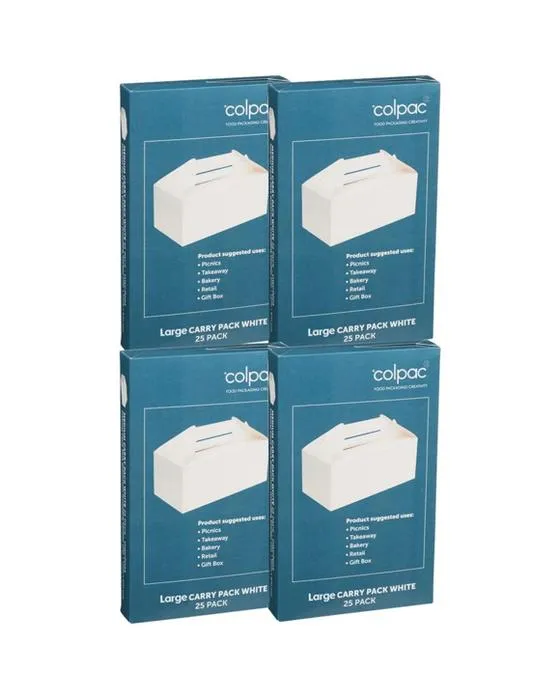 Colpac Grand Pack de Transport Blanc 100 Pack