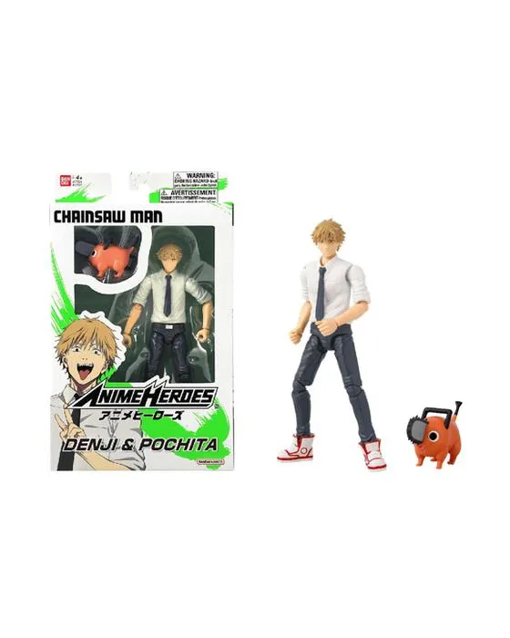Anime Héros Chainsaw Homme Figure d'action - Denji & Pochita - Multi