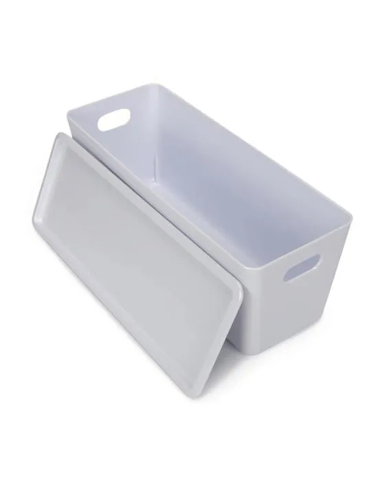 Tub en plastique lisse et brillant 5L - Blanc